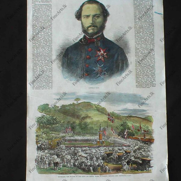 Unveiling the Statue of the late Sir Henry Ward at Kandy, Ceylon