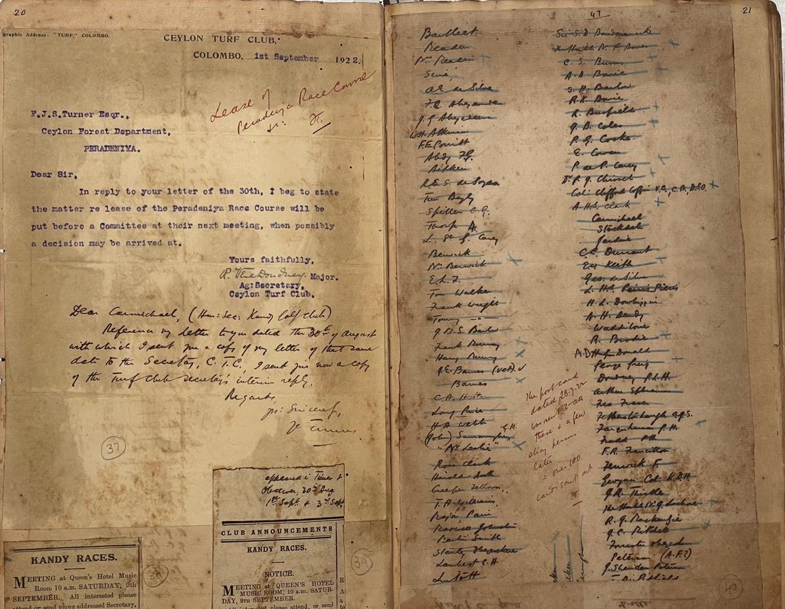 The minute book of the Kandy Race Club - Image 5