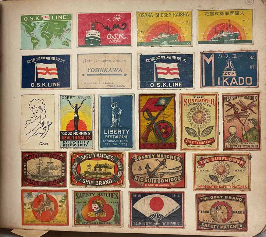 Collection of Match Box labels - Image 6