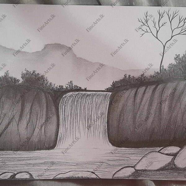 Pencil Art - "Waterfall"