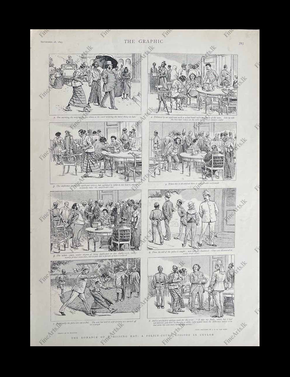 Life in Ceylon in the 1800’s – THE GRAPHIC – 28.09.1895